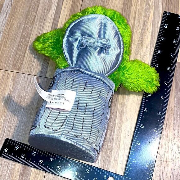 Sesame Street vintage lunch dinner plate Oscar the grouch plush eating buddy euc - Picture 3 of 7